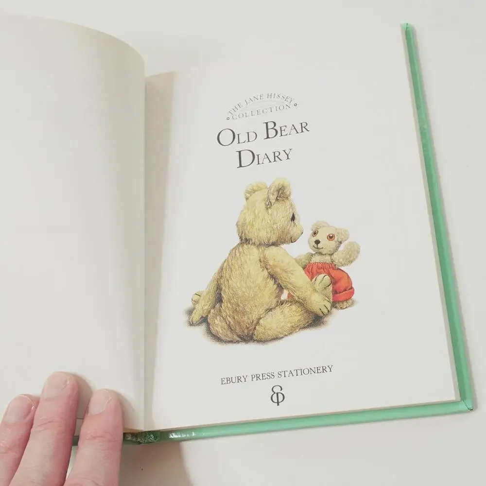 Vintage 90s Old Bear Jane Hissy Diary VTG Cute Stationary Nostalgic Crafting '93